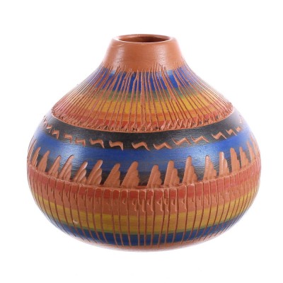 Native American Navajo Hand Crafted Pottery JX123531