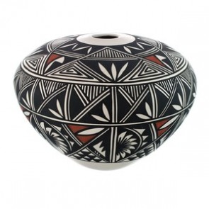 Hand Crafted Acoma Pottery By Artist Kuhaya Concho JX130383