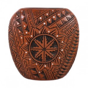 Hand Crafted Navajo Pot By Artist Shelly Watchman JX130410